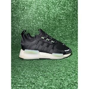 Adidas NMD R1 V3 Black White Athletic Sneaker Running Shoes Boys‎ 4 Womens 5.5